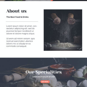 Szablon dla gastronomii